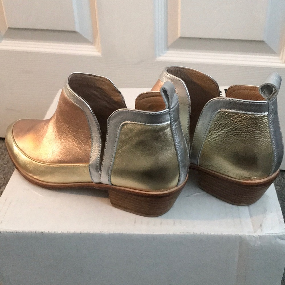 Fun Metallic Booties